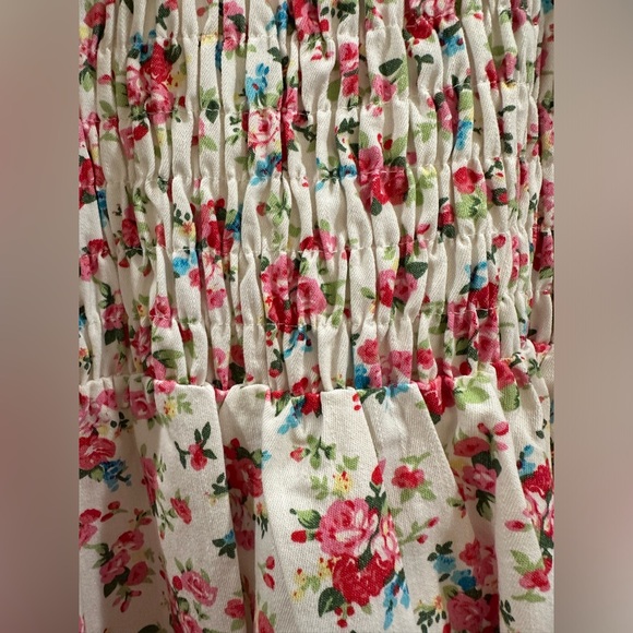 Lavand Bud-dy System White Floral Print Dress size large NWOT - Picture 7 of 14